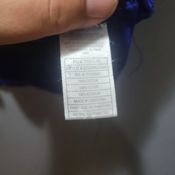 Hurley Royal Blue Logo Front Tshirt L - Picture 4 of 6